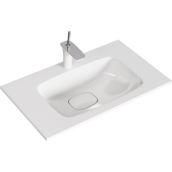 Тумба подвесная с раковиной Aqwella Accent 75 см ACC0175DZ, дуб золотой, Цвет фасада: светлое дерево - 4 Тумба подвесная с раковиной Aqwella Accent 75 см ACC0175DZ, дуб золотой, Цвет фасада: светлое дерево фото 4