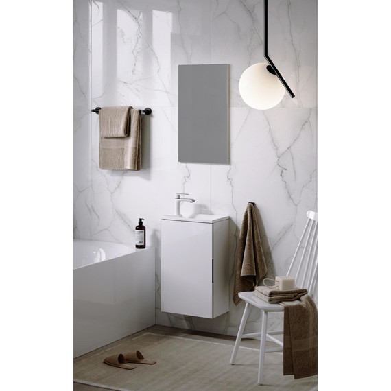Тумба подвесная с раковиной Aqwella Accent 40 см ACC0104W, белый, Цвет фасада: белый - 4 Тумба подвесная с раковиной Aqwella Accent 40 см ACC0104W, белый, Цвет фасада: белый фото 4