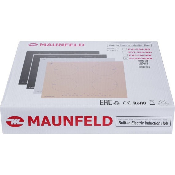 Индукционная варочная поверхность Maunfeld EVSI594BK - 10 Индукционная варочная поверхность Maunfeld EVSI594BK фото 10