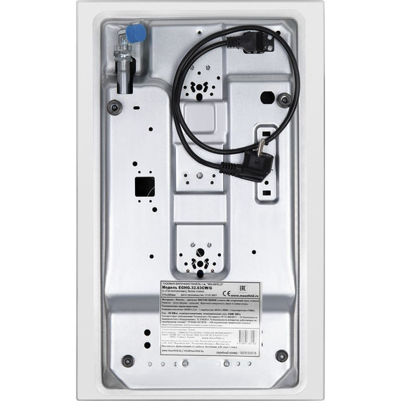 Газовая варочная поверхность Maunfeld EGHG.32.63CW/G Domino (белое стекло) фото 14