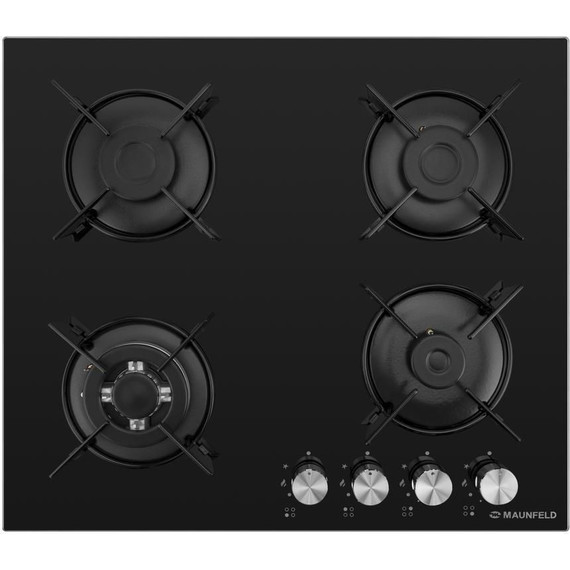 Газовая варочная поверхность Maunfeld EGHG.64.13STS-EB (чёрное стекло) - 2 Газовая варочная поверхность Maunfeld EGHG.64.13STS-EB (чёрное стекло) фото 2