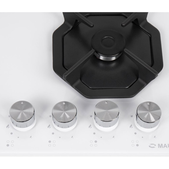 Газовая варочная поверхность Maunfeld EGHG.64.23CW\G (белое стекло) - 6 Газовая варочная поверхность Maunfeld EGHG.64.23CW\G (белое стекло) фото 6