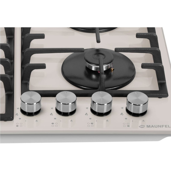 Газовая варочная поверхность Maunfeld EGHG.64.33CBG/G (бежевое стекло) фото 6
