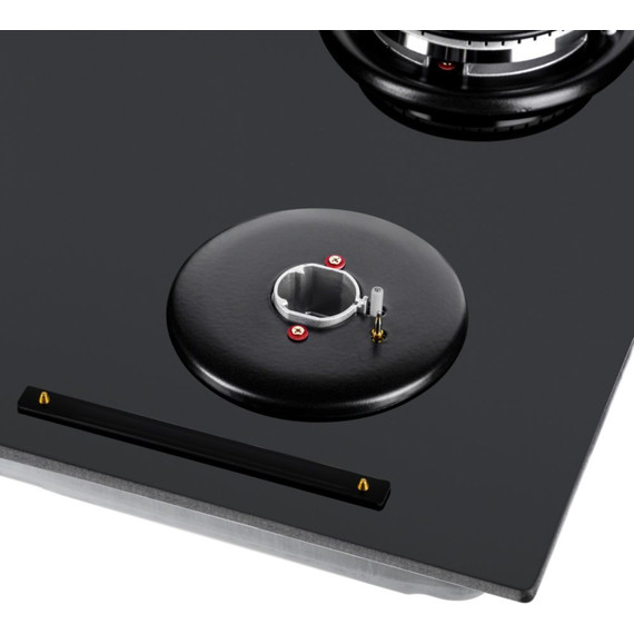 Газовая варочная поверхность Maunfeld EGHG.64.63CB/G (чёрное стекло) фото 7