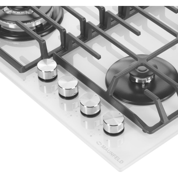 Газовая варочная поверхность Maunfeld EGHG.64.63CW/G (белое стекло) - 2 Газовая варочная поверхность Maunfeld EGHG.64.63CW/G (белое стекло) фото 2