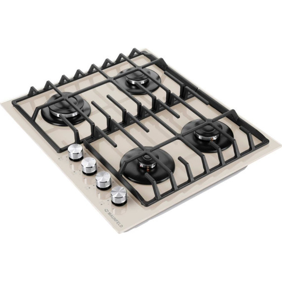 Газовая варочная поверхность Maunfeld EGHG.64.6CBG/G (бежевое стекло) фото 3