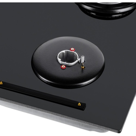 Газовая варочная поверхность Maunfeld EGHG.64.6CB/G (чёрное стекло) - 7 Газовая варочная поверхность Maunfeld EGHG.64.6CB/G (чёрное стекло) фото 7