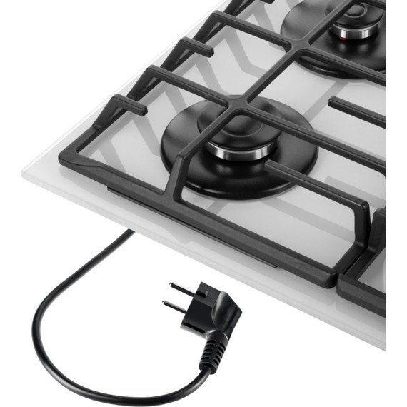 Газовая варочная поверхность Maunfeld EGHG.64.6CW/G (белое стекло) фото 15