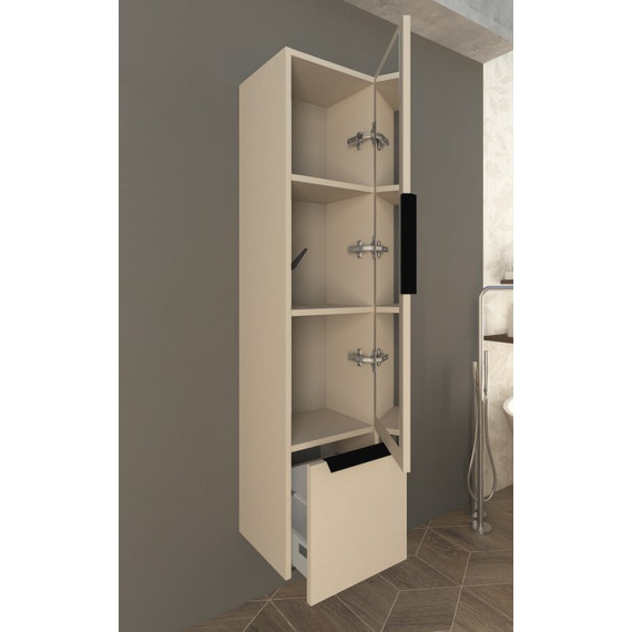 Пенал подвесной Cezares Urban 35 см 55183, Spatolato bianco фото 2