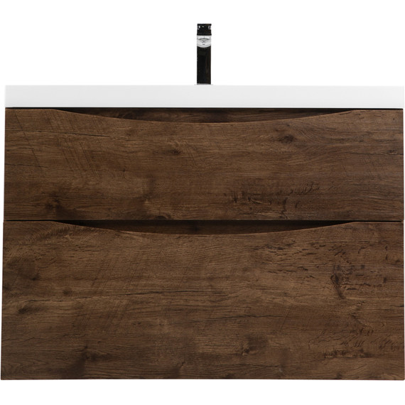 Тумба подвесная с раковиной BelBagno MARINO-H60-900-2C-SO-RW-P 90 см, Rovere Moro - 2 Тумба подвесная с раковиной BelBagno MARINO-H60-900-2C-SO-RW-P 90 см, Rovere Moro фото 2