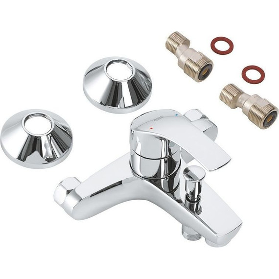 Набор смесителей 3 в 1 для ванны с коротким изливом Grohe Eurosmart 124446 - 12 Набор смесителей 3 в 1 для ванны с коротким изливом Grohe Eurosmart 124446 фото 12