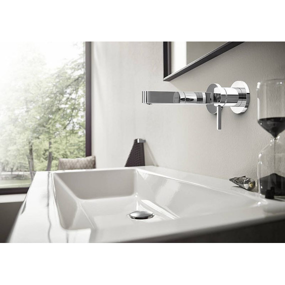Смеситель для раковины настенный Hansgrohe Finoris 76051000 фото 2