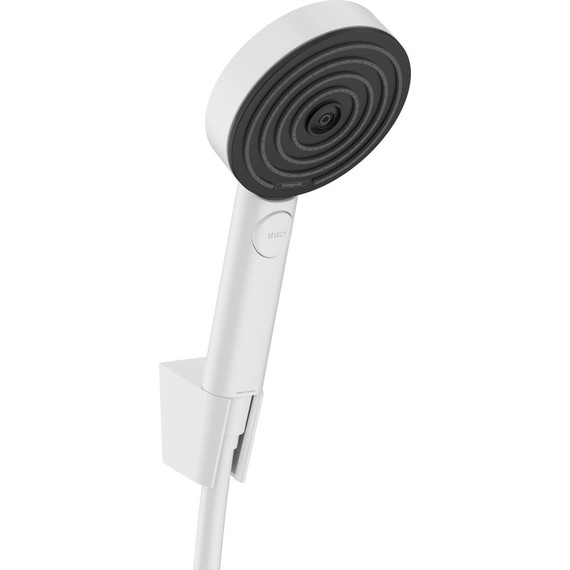 Душевой гарнитур Hansgrohe Pulsify Select 105 3jet Relaxation 24302700, белый матовый фото 