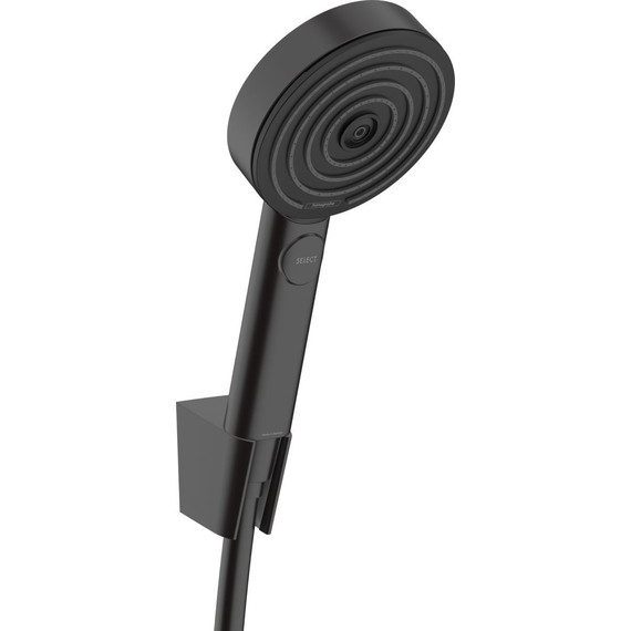 Душевой гарнитур Hansgrohe Pulsify Select 105 3jet Relaxation 24303670, черный матовый фото 