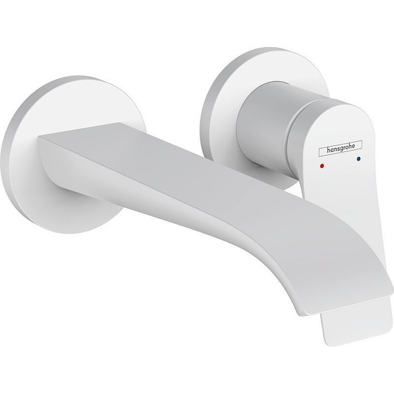 Смеситель для раковины настенный Hansgrohe Vivenis 75050700, белый матовый фото 
