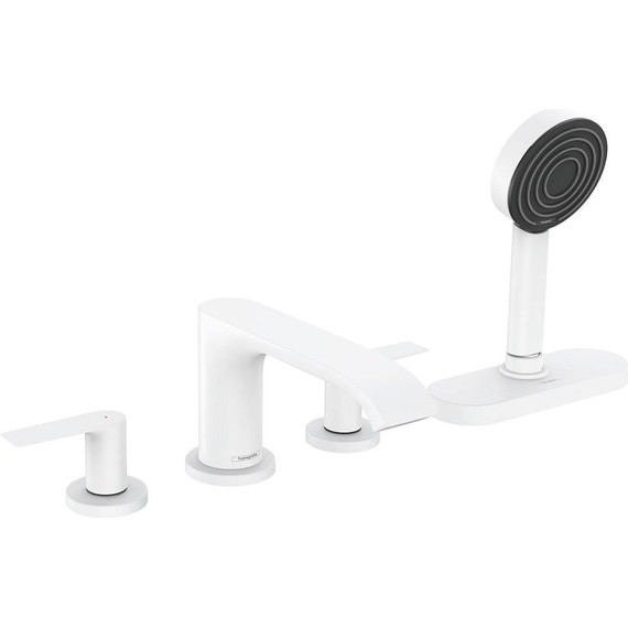 Смеситель для ванны Hansgrohe Vivenis 75444700, белый матовый фото 