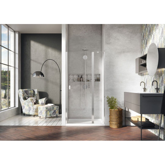 Душевая дверь Radaway Nes 8 DWJ II 80 см 10083080-01-01R (стекло 8 мм), хром/прозрачное - 2 Душевая дверь Radaway Nes 8 DWJ II 80 см 10083080-01-01R (стекло 8 мм), хром/прозрачное фото 2