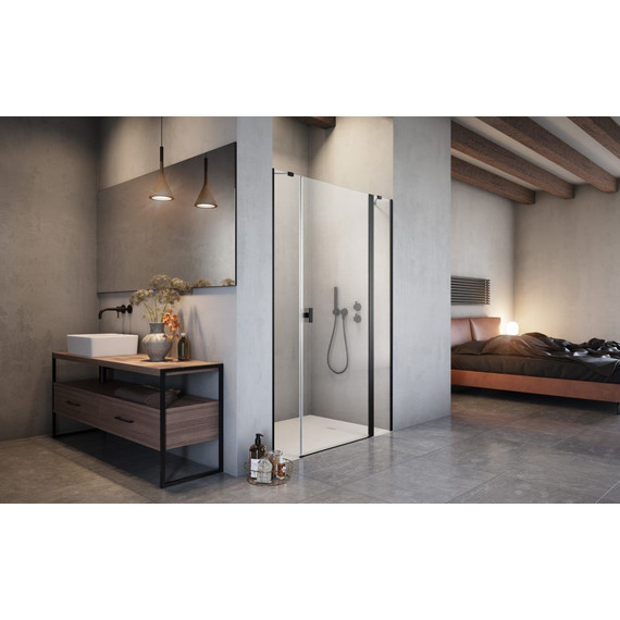 Душевая дверь Radaway Nes Black DWJS 140 см 10038140-54-01R, черный/прозрачное - 2 Душевая дверь Radaway Nes Black DWJS 140 см 10038140-54-01R, черный/прозрачное фото 2