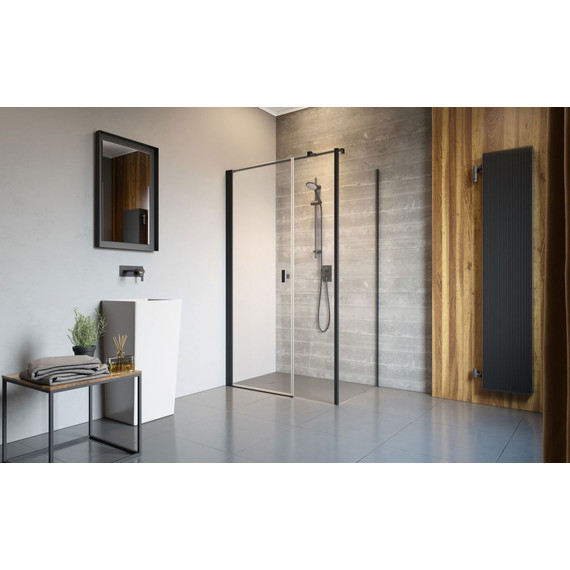 Душевое ограждение Radaway Nes Black KDS I 100x70 см L, черный/прозрачное фото 2