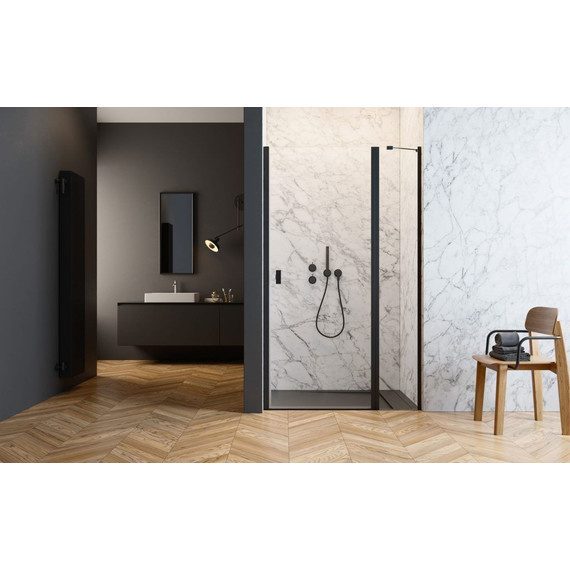 Душевая дверь Radaway Nes 8 Black DWJ II 90 см 10083090-54-01R (стекло 8 мм), черный/прозрачное - 2 Душевая дверь Radaway Nes 8 Black DWJ II 90 см 10083090-54-01R (стекло 8 мм), черный/прозрачное фото 2