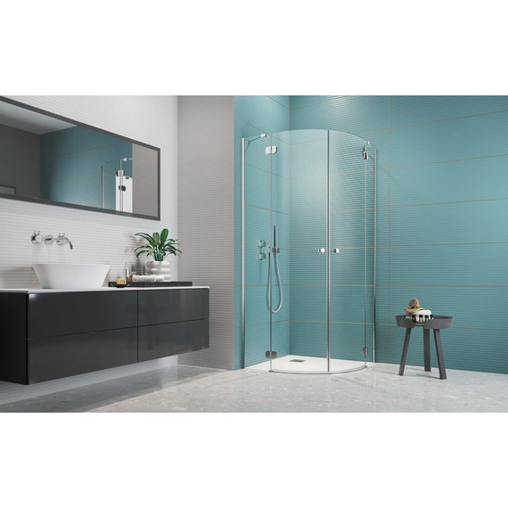 Душевое ограждение Radaway Torrenta PDD 90x80 см 131630-01-01, хром/прозрачное фото 2