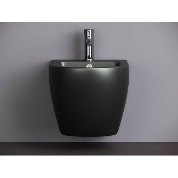 Биде подвесное ceramicanova Metropol CN4003MB, черный матовый фото 5