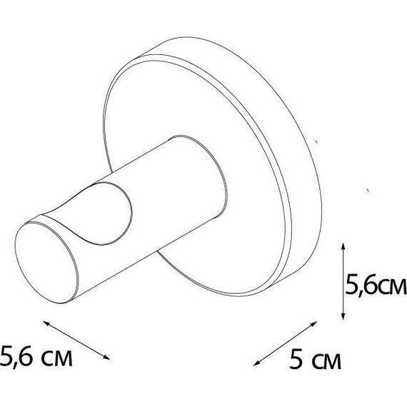Крючок Fixsen Hotel FX-31005B фото 4