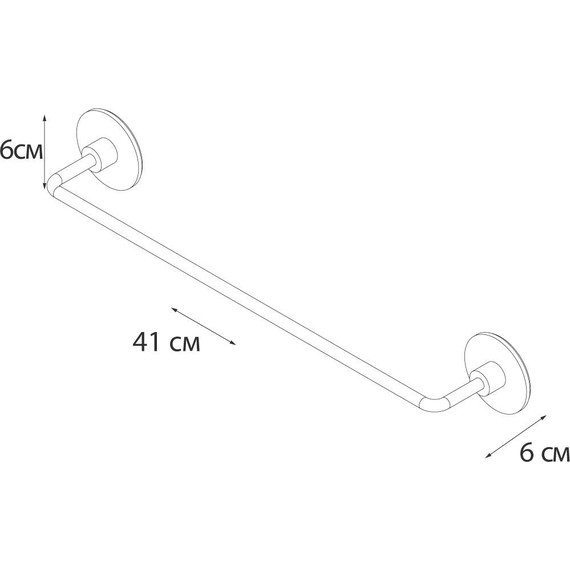 Полотенцедержатель Fixsen Round 40 см FX-92101 фото 3