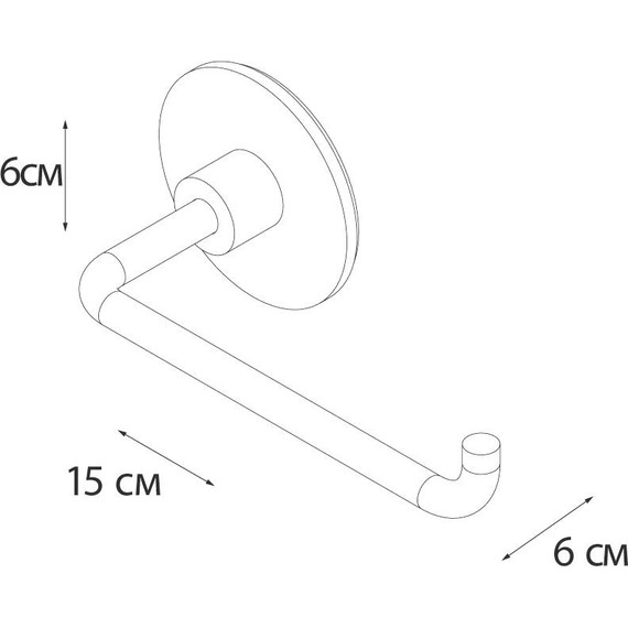 Держатель для туалетной бумаги Fixsen Round FX-92110 фото 4