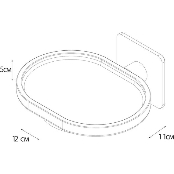 Мыльница Fixsen Square FX-93108 фото 4