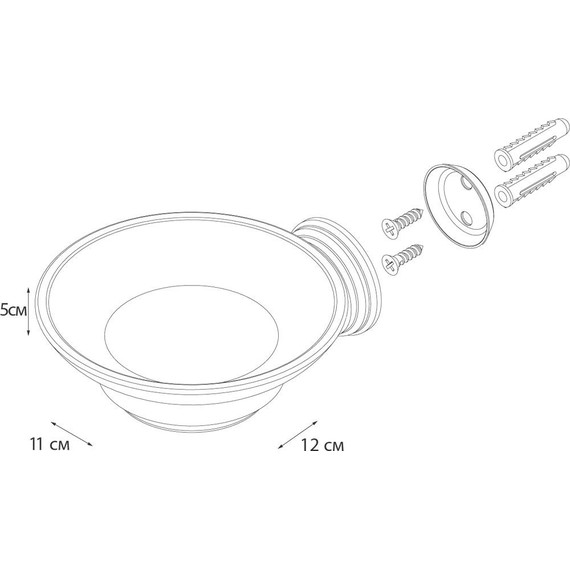 Мыльница Fixsen Laguna GR-7808 фото 3