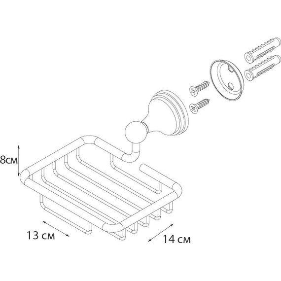 Мыльница Fixsen Laguna GR-7809 фото 3