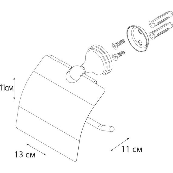 Держатель для туалетной бумаги Fixsen Laguna фото 3