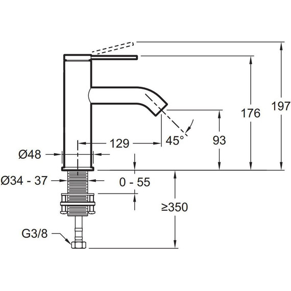 Смеситель для раковины Jacob Delafon Grands Boulevards E77958-4AND-CP фото 2