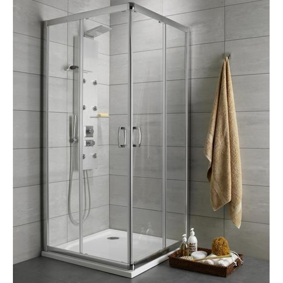 Душевое ограждение Radaway Premium Plus D 75x90 см 30433-01-01N, хром/прозрачное фото 