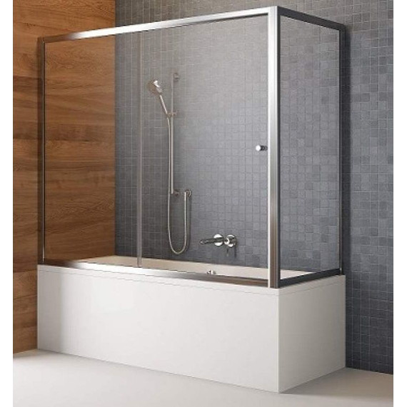 Шторка для ванны Radaway Vesta DWJ+S 160x80 см, хром/прозрачное фото 