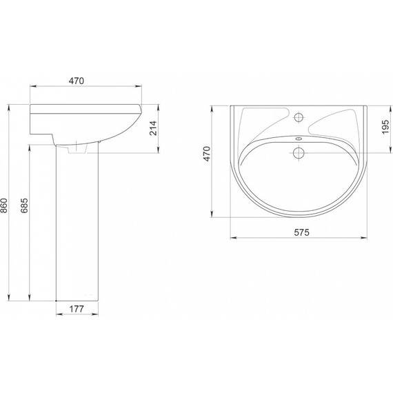 Пьедестал Santeri Вест 1.3601.8.S00.00B.0 фото 3