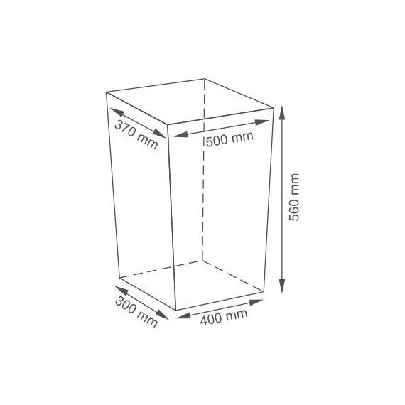 Корзина для белья WasserKraft Lippe 50 см WB-450-L, цвет белый - 8 Корзина для белья WasserKraft Lippe 50 см WB-450-L, цвет белый фото 8