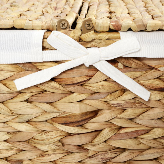 Корзина для белья WasserKraft Dill WB-610-L, цвет светло-коричневый фото 4