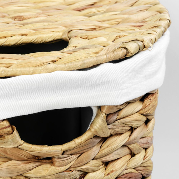 Корзина для белья WasserKraft Dill WB-610-L, цвет светло-коричневый фото 5