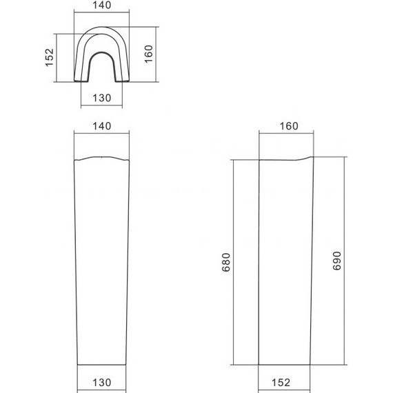Пьедестал Santeri Визит 1.3605.3.S00.00B.0 фото 5