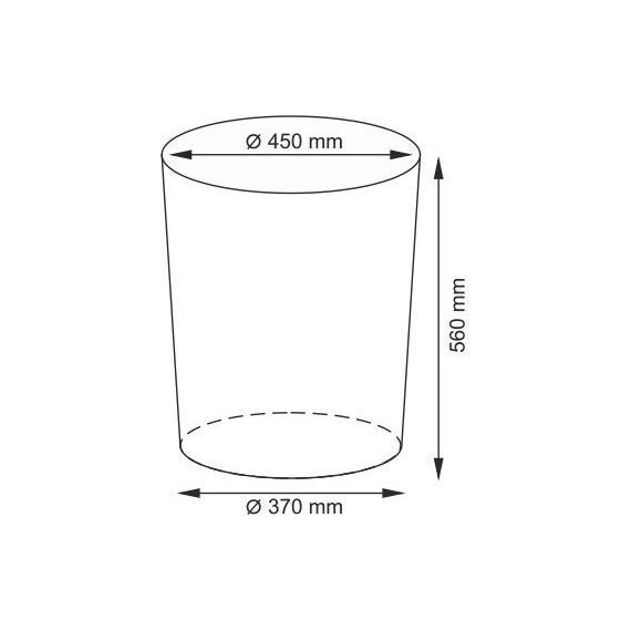 Корзина для белья WasserKraft Aller 45 см WB-106-L, цвет белый - 7 Корзина для белья WasserKraft Aller 45 см WB-106-L, цвет белый фото 7