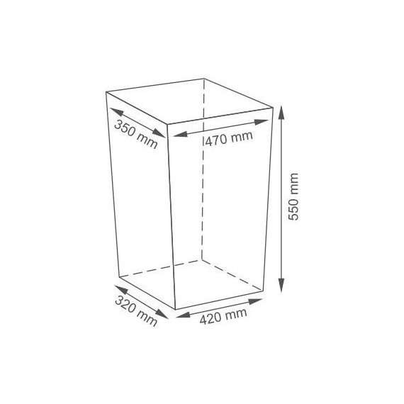 Корзина для белья WasserKraft Isar 47 см WB-130-L, цвет тёмно-коричневый - 9 Корзина для белья WasserKraft Isar 47 см WB-130-L, цвет тёмно-коричневый фото 9