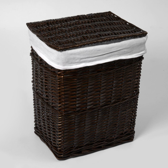 Корзина для белья WasserKraft Isar 41 см WB-130-M, цвет тёмно-коричневый - 3 Корзина для белья WasserKraft Isar 41 см WB-130-M, цвет тёмно-коричневый фото 3