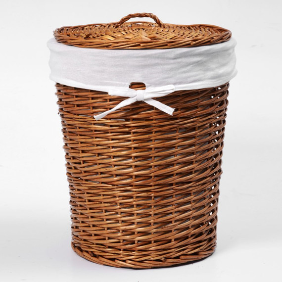 Корзина для белья WasserKraft Leine 46 см WB-350-L, цвет светло-коричневый - 2 Корзина для белья WasserKraft Leine 46 см WB-350-L, цвет светло-коричневый фото 2