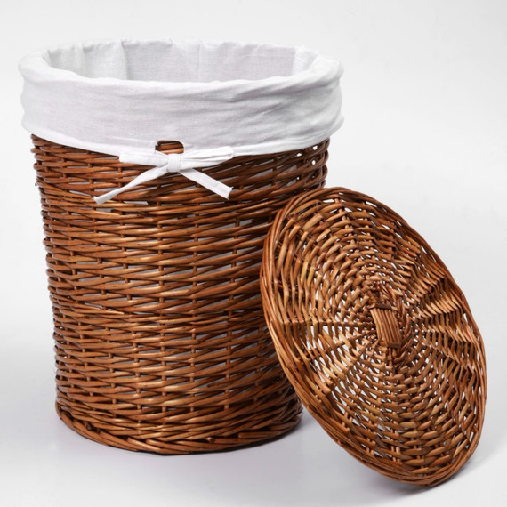 Корзина для белья WasserKraft Leine 46 см WB-350-L, цвет светло-коричневый - 3 Корзина для белья WasserKraft Leine 46 см WB-350-L, цвет светло-коричневый фото 3