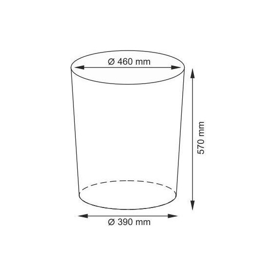 Корзина для белья WasserKraft Leine 46 см WB-350-L, цвет светло-коричневый - 8 Корзина для белья WasserKraft Leine 46 см WB-350-L, цвет светло-коричневый фото 8