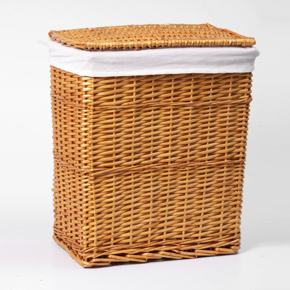 Корзина для белья WasserKraft Ammer 46 см WB-370-L, цвет светло-коричневый - 2 Корзина для белья WasserKraft Ammer 46 см WB-370-L, цвет светло-коричневый фото 2