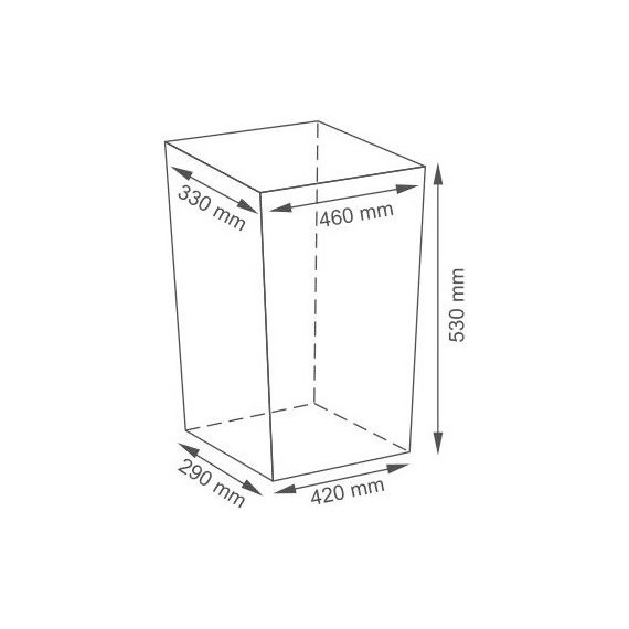 Корзина для белья WasserKraft Ammer 46 см WB-370-L, цвет светло-коричневый - 8 Корзина для белья WasserKraft Ammer 46 см WB-370-L, цвет светло-коричневый фото 8