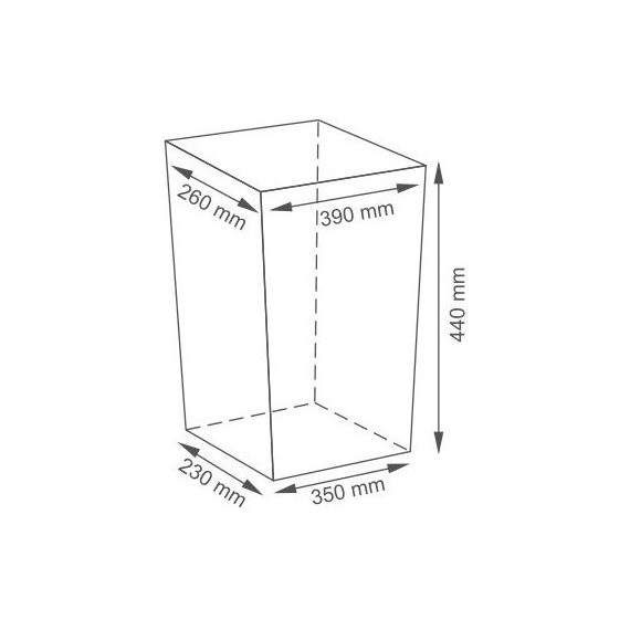 Корзина для белья WasserKraft Ammer 39 см WB-370-M, цвет светло-коричневый - 8 Корзина для белья WasserKraft Ammer 39 см WB-370-M, цвет светло-коричневый фото 8
